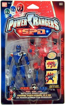 - Blue Battlized Power Ranger
