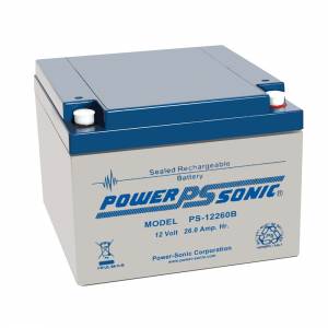 Power Sonic PS12260 12V 26Ah AGM Battery Scooter