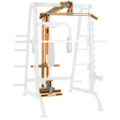 Power System KF-HCL Half Cage Lat Attachment (KF-HCL Half cage Lat Attachment)
