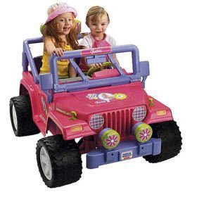 Power Wheels Barbie Wrangler Jeep 12v Battery Powered Ride On