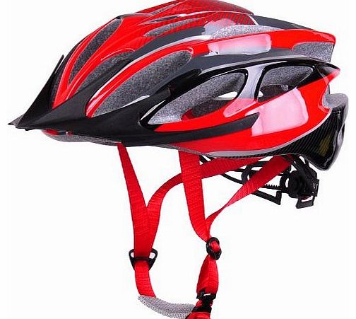 Powerbank2013 Racing Road Mountain Bike cycling Helmet for boys girs men women Size 54-59cm,Red