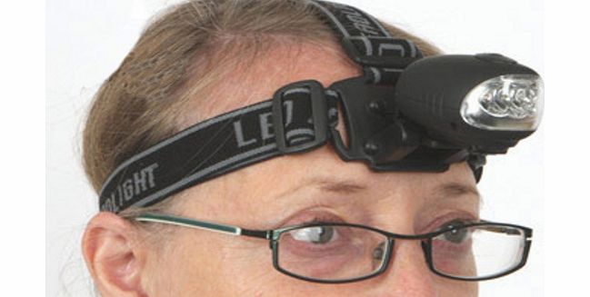 PowerPlus Power Plus BAT wind up 3 LED headtorch