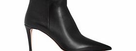 Prada Black leather ankle boots