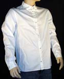 Prada Mens White Long Sleeve Cotton Shirt