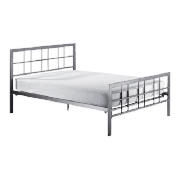 Prague 5ft Bedstead- silver effect