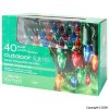 40 Bulbs Multi-Action Coloured Outdoor