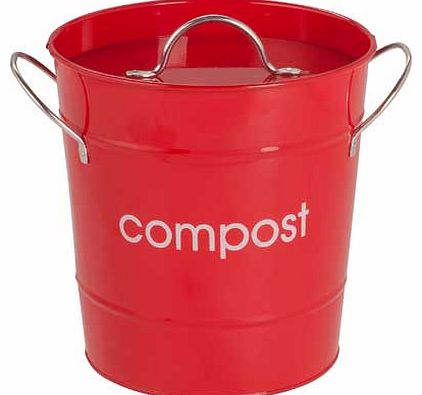 7.5 Litre Food Waste Compost Bin - Red