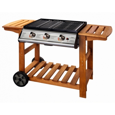 Adelaide Flat Bed 3 Burner Gas Barbecue 37205
