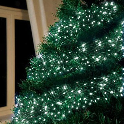 Premier Christmas Lights Cluster Lights Multi-Action 288 LED White