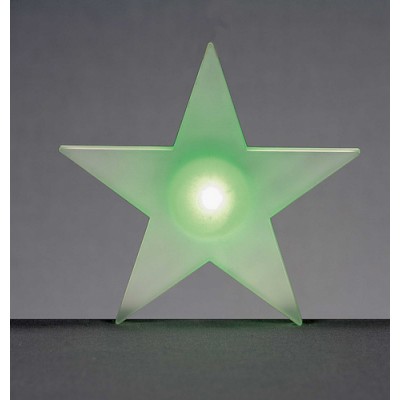 12cm LED Frosted Star Window Sucker