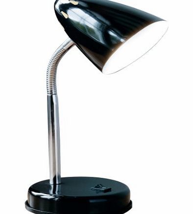 Premier Housewares Luma Flex Black Flexi Desk Lamp