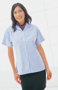 Premier PR332 Womens short sleeve Oxford blouse