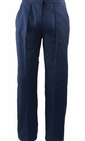 Premier Womens/Ladies Hardwearing Work Trousers / Pants (10) (Navy)