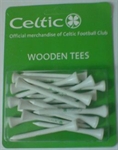 Premiership Football Celtic FC Wooden Tees 70mm PLCLFCWT