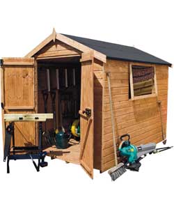 Shiplap Wooden Shed 8 x 6ft