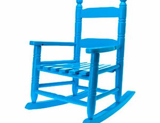 Present Time Childs Rocking Chair Blue Rocking Chair