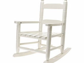 Present Time Childs Rocking Chair White Rocking Chair