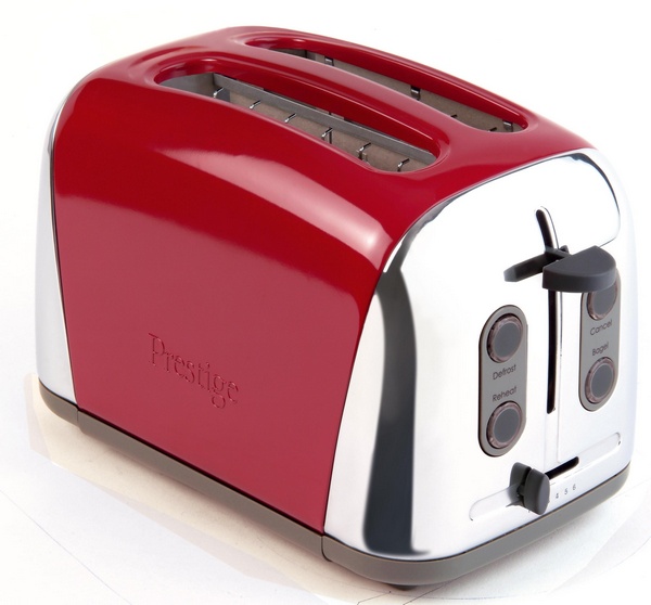 Deco Two Slice Toaster in Red