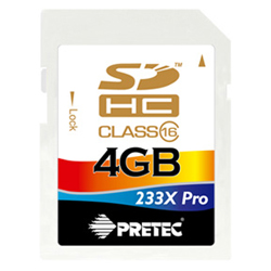 233x PRO Secure Digital Card (SDHC) CLASS