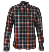 Navy, Red and Yellow Check Shirt
