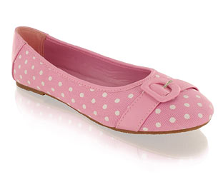 Priceless Essential Ballerina With Polka Dot Detail
