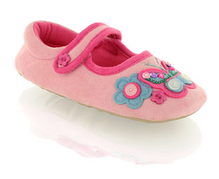 Priceless Fabulous Girls Slipper With Butterfly Detail