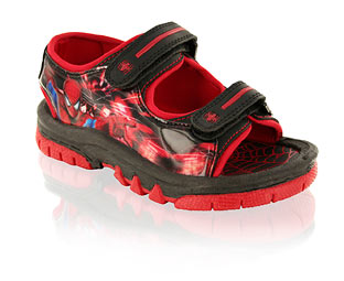 Fabulous Sport Sandal With Spiderman Picture Detail