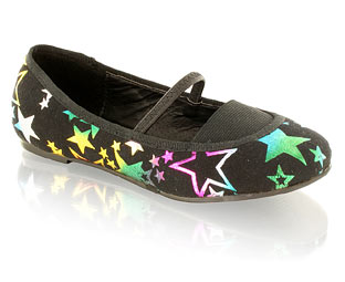 Funky Ballerina With Star Print Detail
