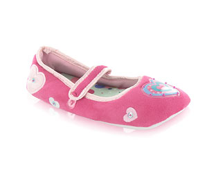 Priceless Slipper With Heart Trim