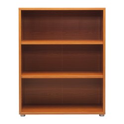 ` Office Furniture Low Bookcase - Beech 89W