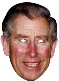 Prince Charles Celebrity Face Mask (Card)