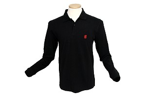 Golf Tavis Long-Sleeve Pique Polo Shirt