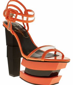 womens privileged orange fia high heels