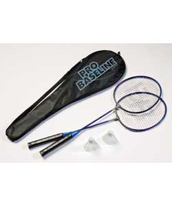 Pro Baseline 2 Player Badminton Set