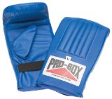 Pro-Box Blue Pre-Shaped Punch Bag Mitts Small
