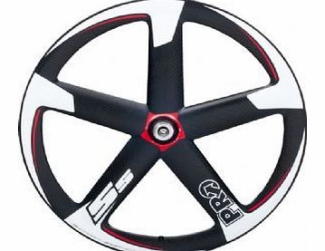 Carbon track 5-spoke wheel with Shimano