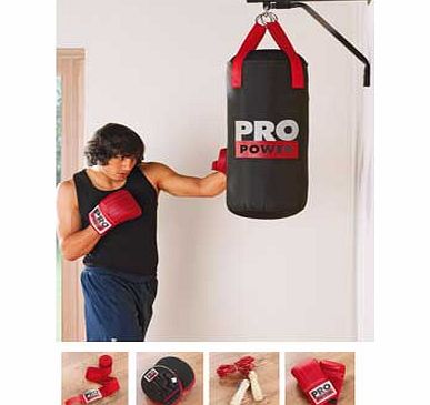 Pro Fitness 2ft Deluxe Boxing Set with Punch Bag
