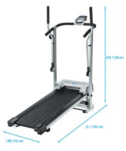 Pro Fitness Manual Treadmill/Cross Trainer