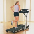 treadmill with optional pre-set speed programmes