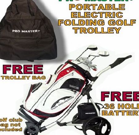 pro Master - Folding Electric Golf Trolley