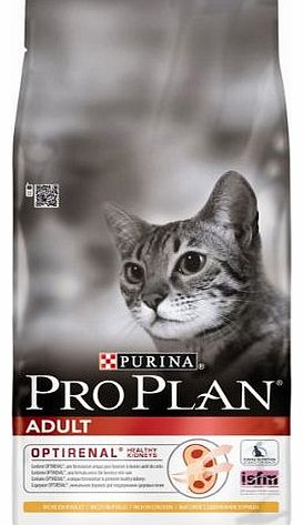 PRO PLAN Cat ADULT with OPTIRENAL Rich in Chicken, 10kg