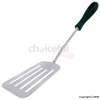 Stainless Steel Slotted Turner With Green