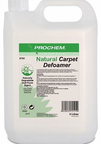 Prochem E764 Natural Carpet Defoamer 5L