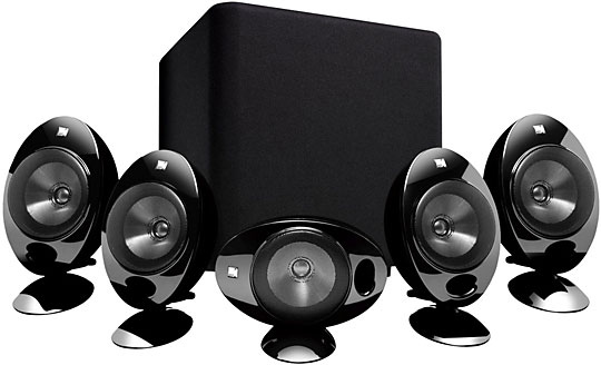 KEF KHT2005-K1 5.1 Speaker System - Fisual Cable