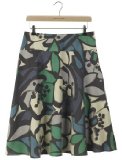 Promod Great Plains Womens Picasso Flower Skirt, Absinthe, 10