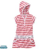 Happy price* girls hooded dress by vertbaudet pink 6y