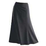 Promod La redoute en plus flared panel skirt length 75 cm 75cm black 022