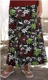 Promod Penny Plain - Black 20short Jungle Flower Skirt