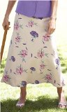 Promod Penny Plain - Natural 12long Romantic Linen Mix Skirt