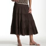 Redoute creation long skirt brown 016